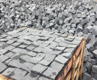 Quy Nhon Basalt Cubes, all sides split